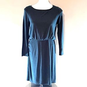 Ann Taylor Loft size medium petite long sleeve knit dress